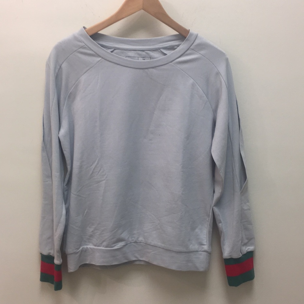 Lightweight cold shoulder sweatshirt